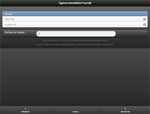 Tablet Screenshot of agencepuccetti.com